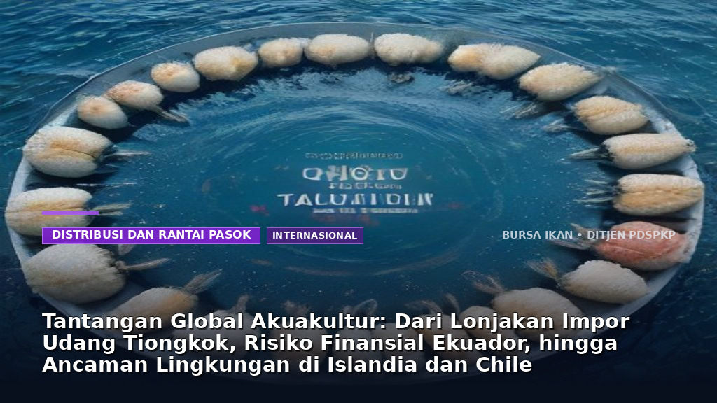 Tantangan Global Akuakultur: Dari Lonjakan Impor Udang Tiongkok, Risiko Finansial Ekuador, hingga Ancaman Lingkungan di Islandia dan Chile