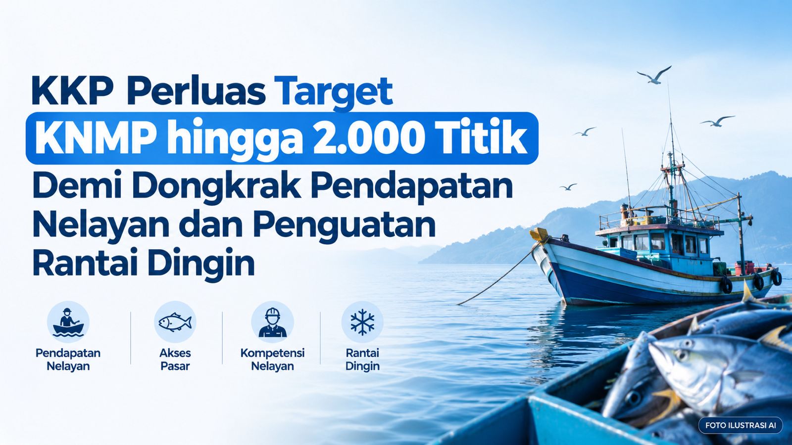 KNMP Ditargetkan Capai 2.000 Titik, Apa Dampaknya bagi Nelayan?