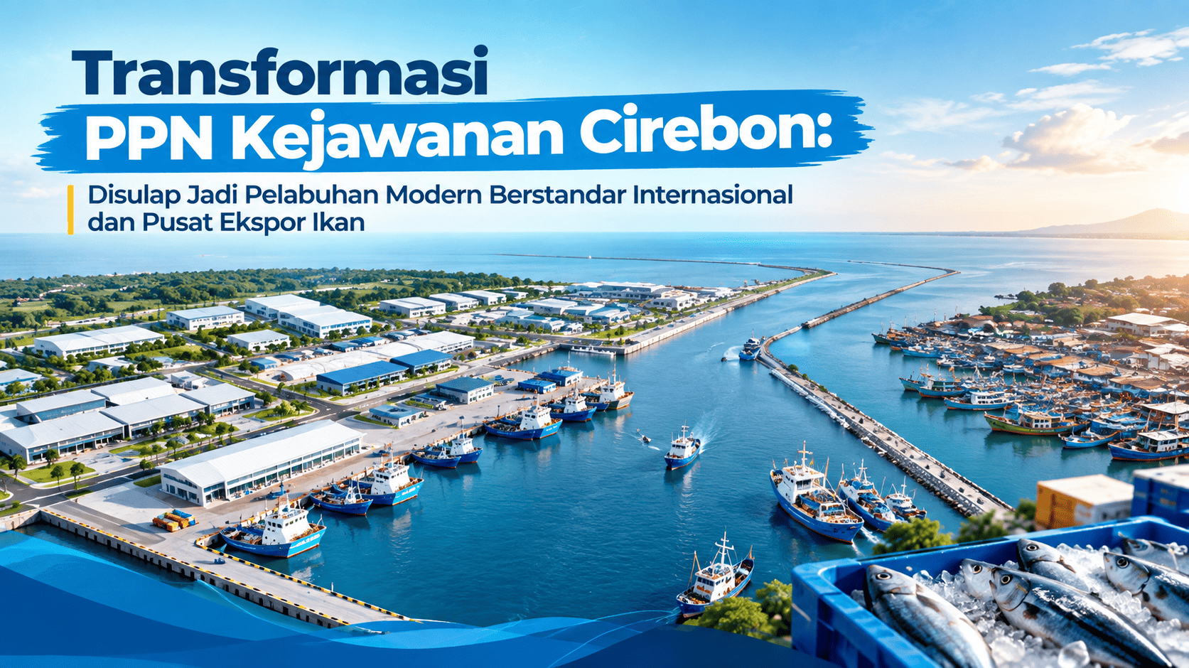 Transformasi PPN Kejawanan Cirebon: Disulap Jadi Pelabuhan Modern Berstandar Internasional dan Pusat Ekspor Ikan
