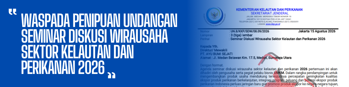Waspada Penipuan Undangan Seminar Diskusi Wirausaha Sektor Kelautan dan Perikanan 2026