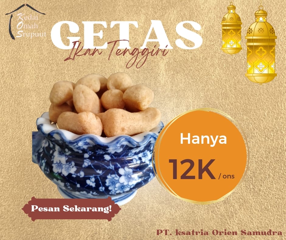 JUAL GETAS IKAN TENGGIRI
