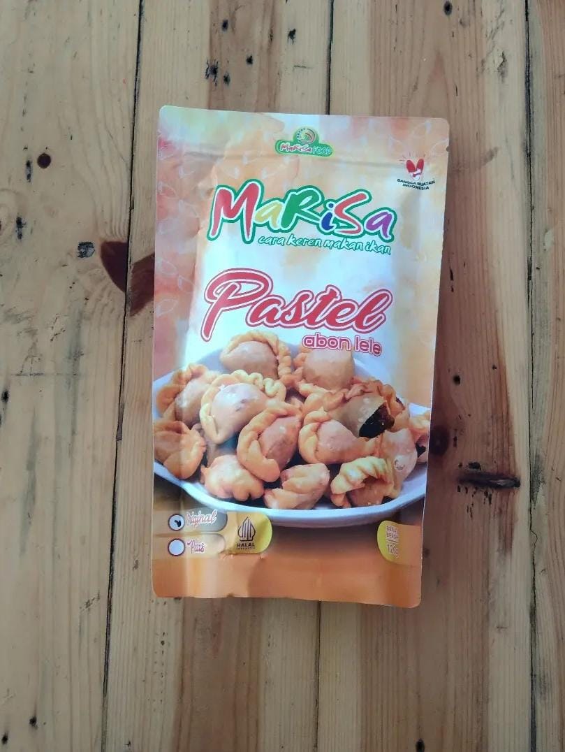 Pastel kering mini isi abon ikan renyah marisa 120 gram