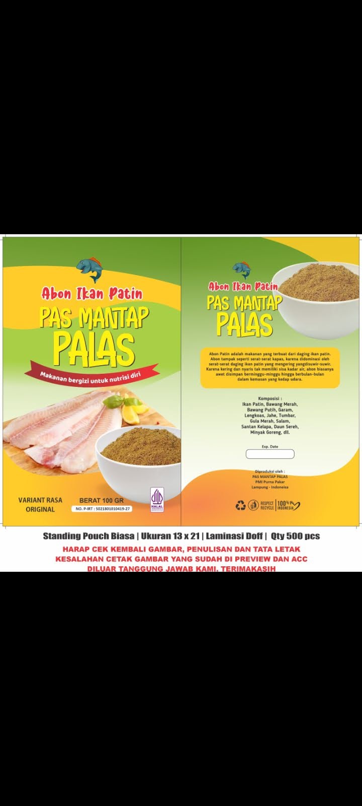 Pas mantap palas